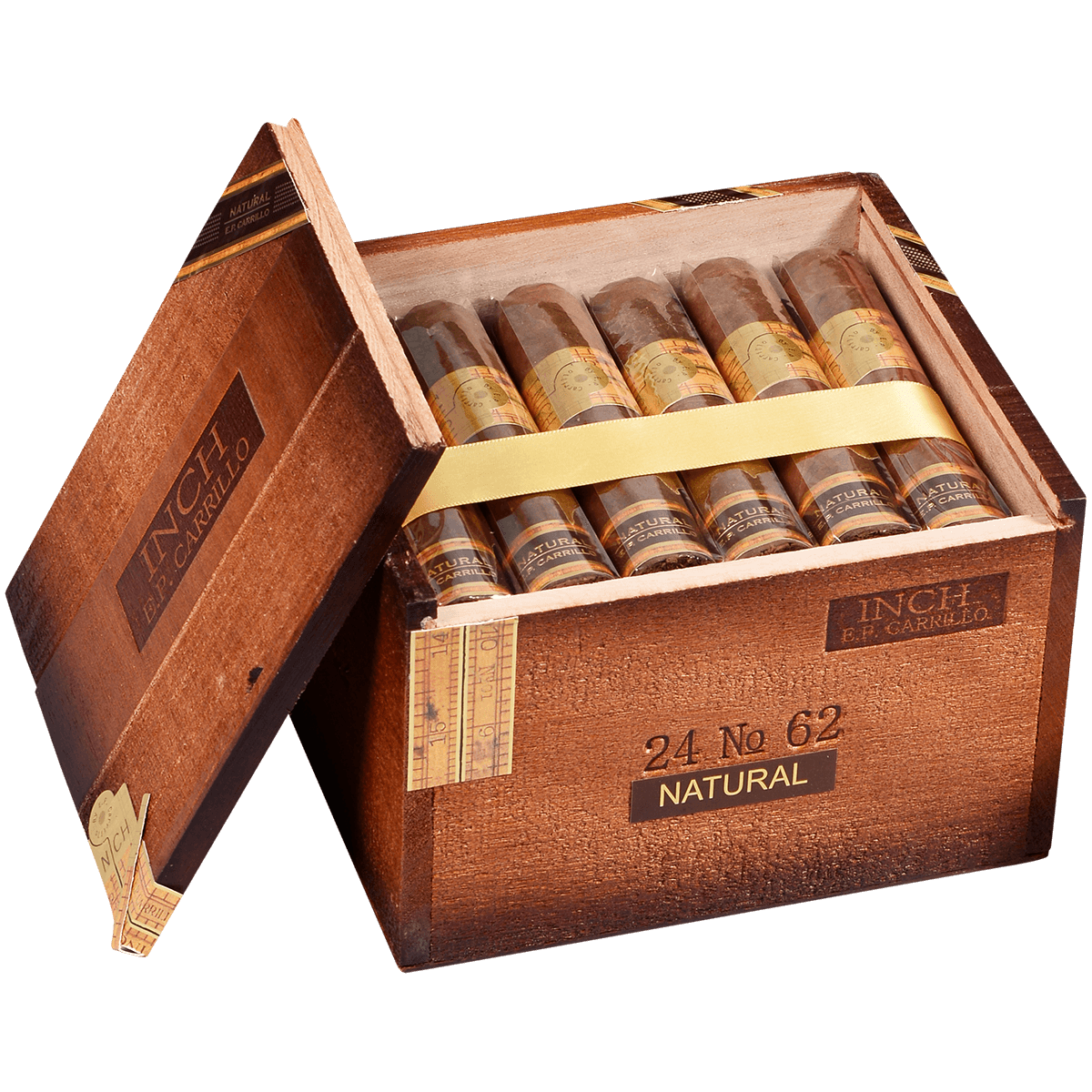 Ep Carillo Inch By Ep Carrillo Natural No.62 24 Ct. Box 5.00X62