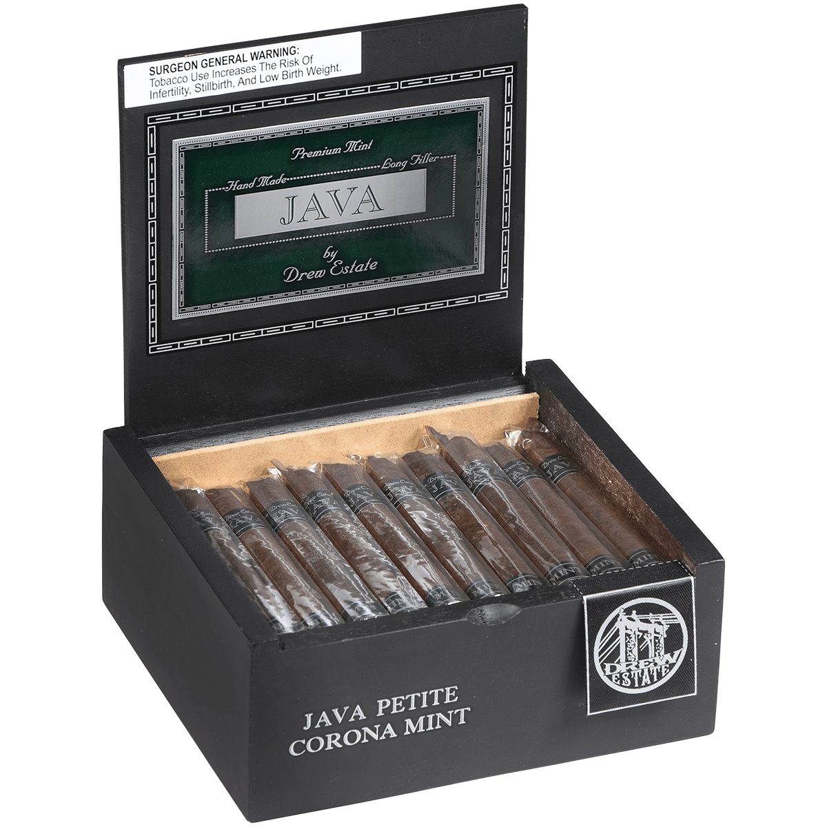 Java Mint Petit Corona 40 Ct. Box 4.50X38