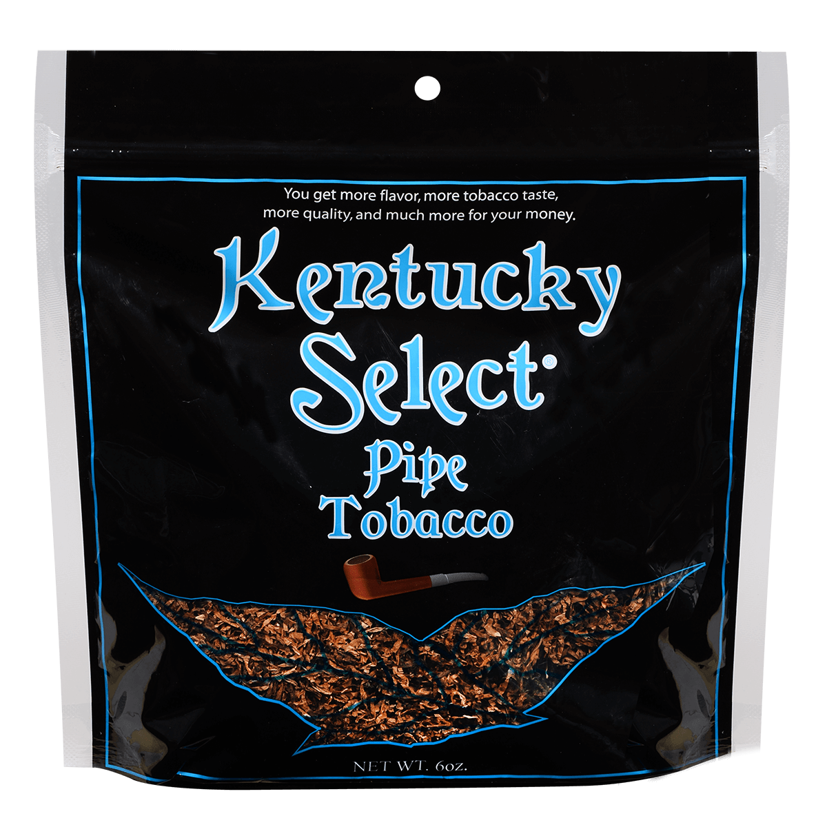 Kentucky Select Pipe Tobacco Blue Menthol Smooth 6 Oz. Bag