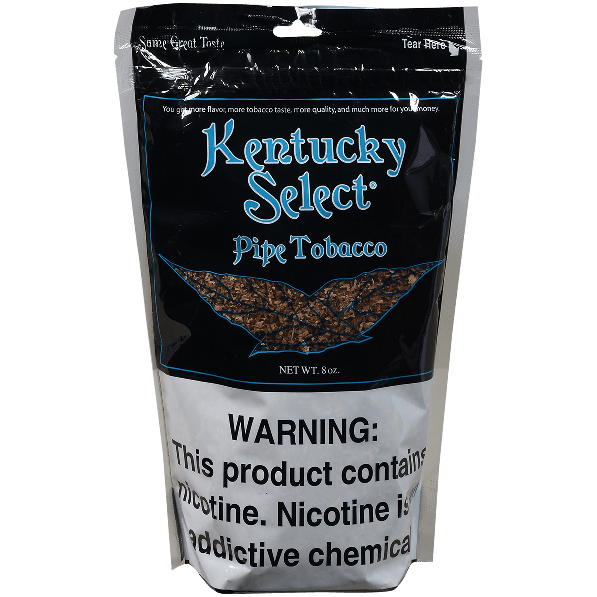 Kentucky Select Pipe Tobacco Blue Menthol 8 Oz. Bag