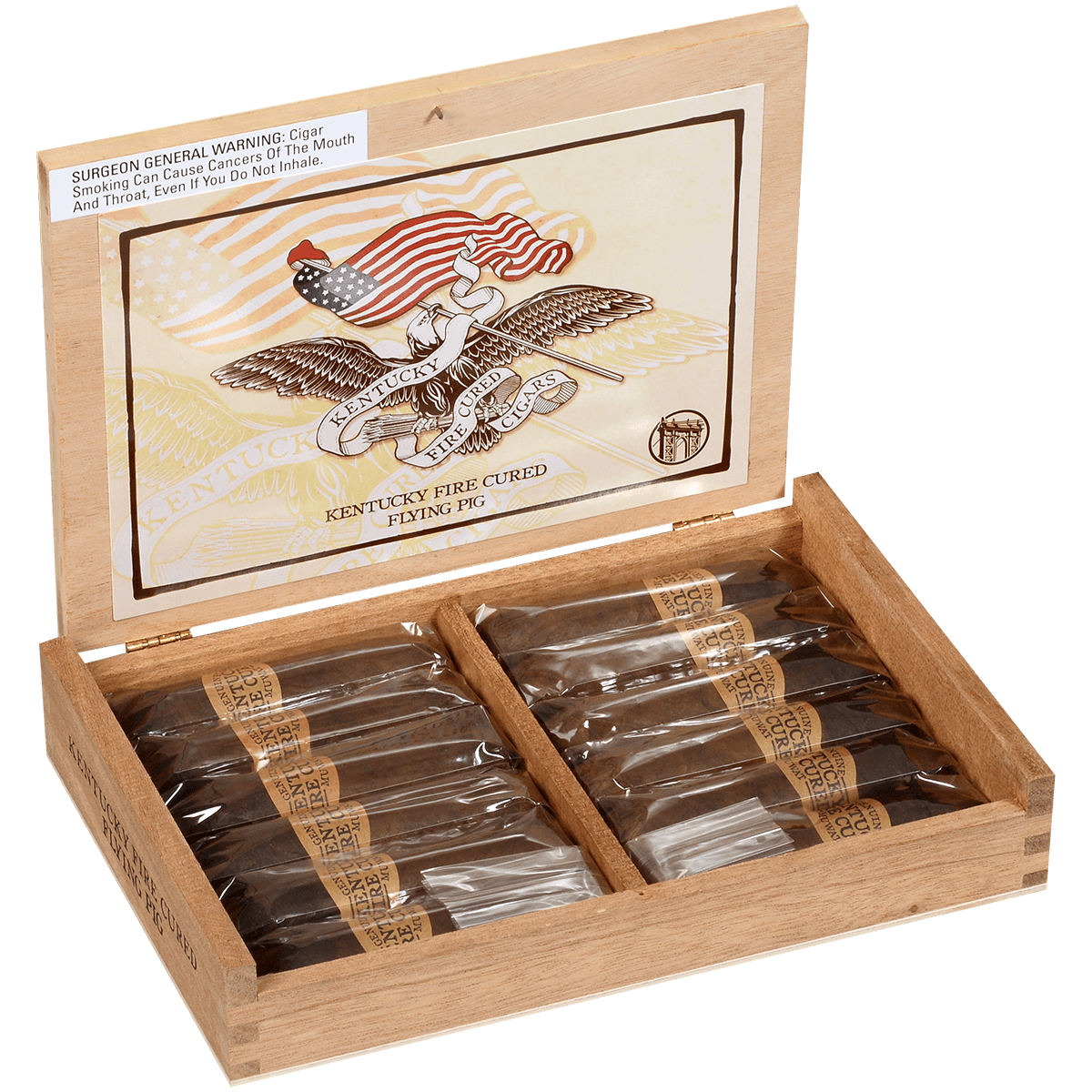 Kentucky Fire Cured Flying Pig 12 Ct. Box 4.125X60