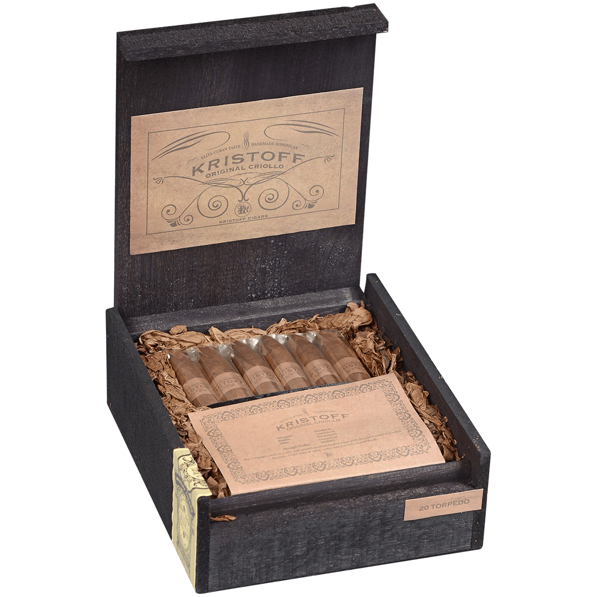 Kristoff Criollo Torpedo 20 Ct. Box 6.13X52