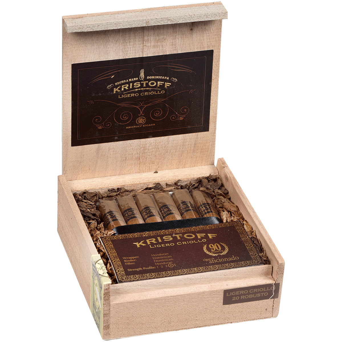 Kristoff Ligero Criollo Robusto 20 Ct. Box 5.5 X 54