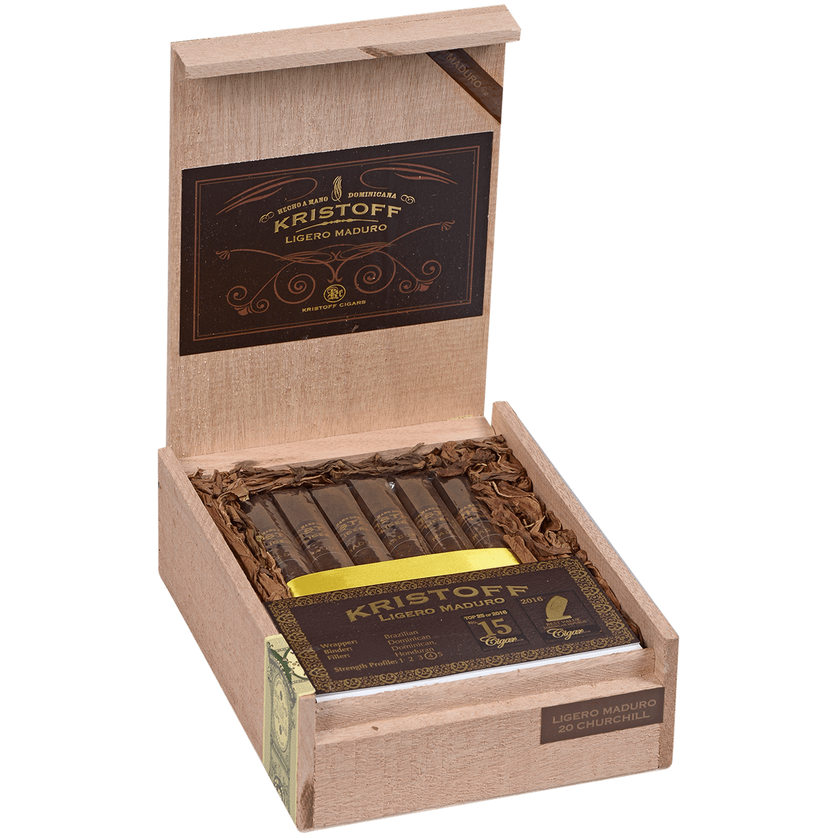 Kristoff Ligero Maduro Churchill 20 Ct. Box 7 X 50