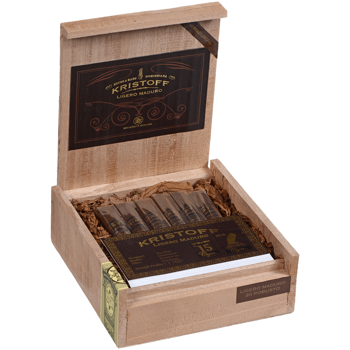 Kristoff Ligero Maduro Robusto 20 Ct. Box 5.5 X 54