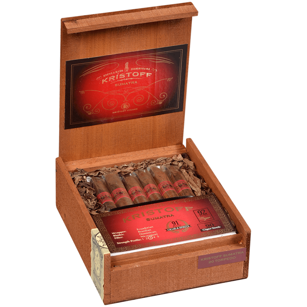 Kristoff Sumatra Torpedo 20 Ct. Box 6.13X52