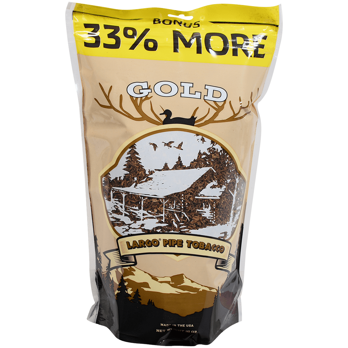 Largo Pipe Tobacco Mellow/Gold Bag 16 Oz.