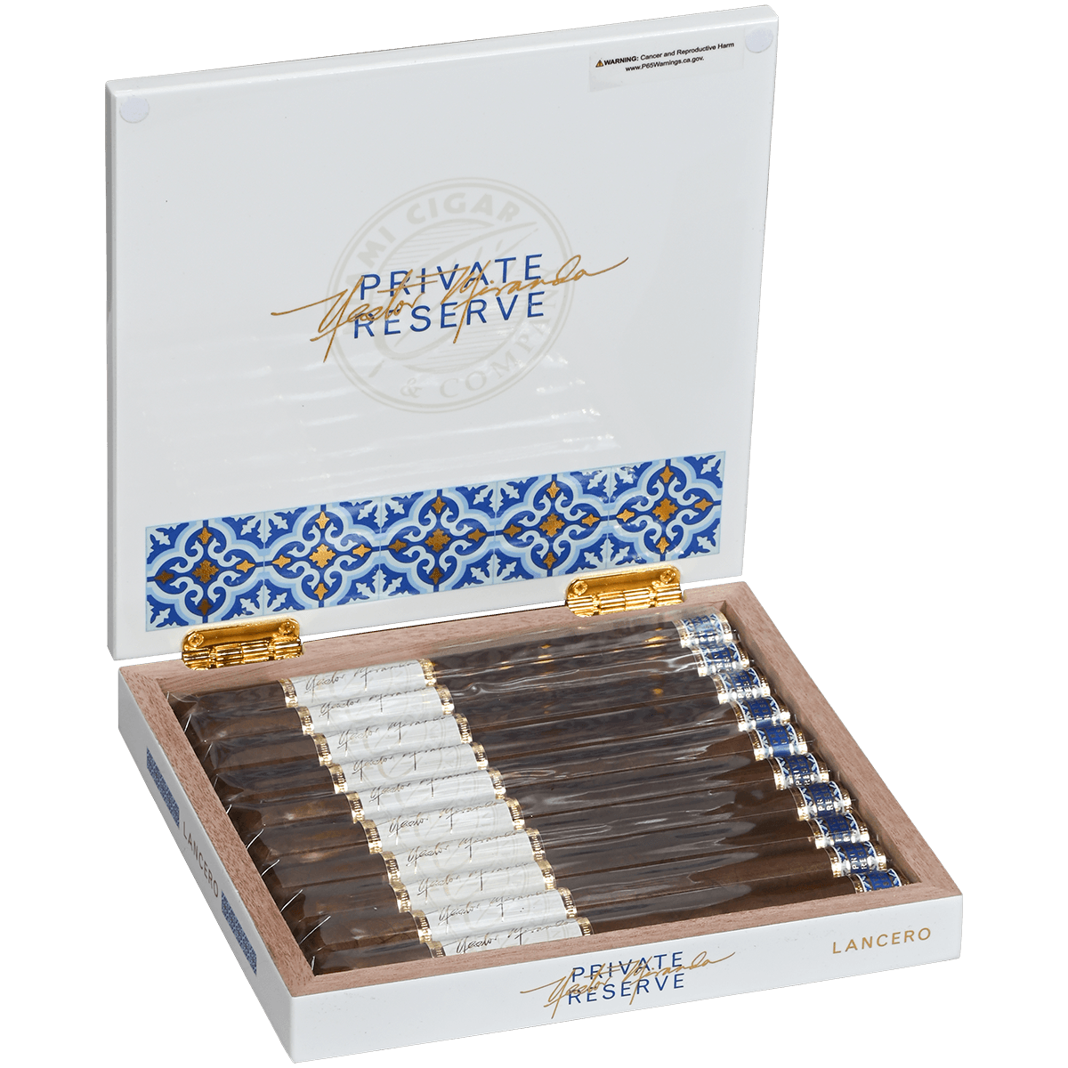 LIMITED EDITION NESTOR MIRANDA PRIVATE RESERVE LANCERO 10CT BOX 6.75 X40