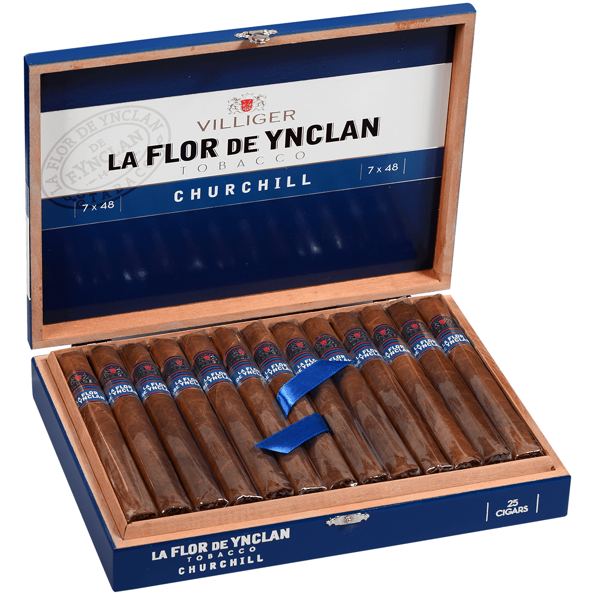 Villiger La Flor De Ynclan Churchill 25 Ct. Box 7.00X48