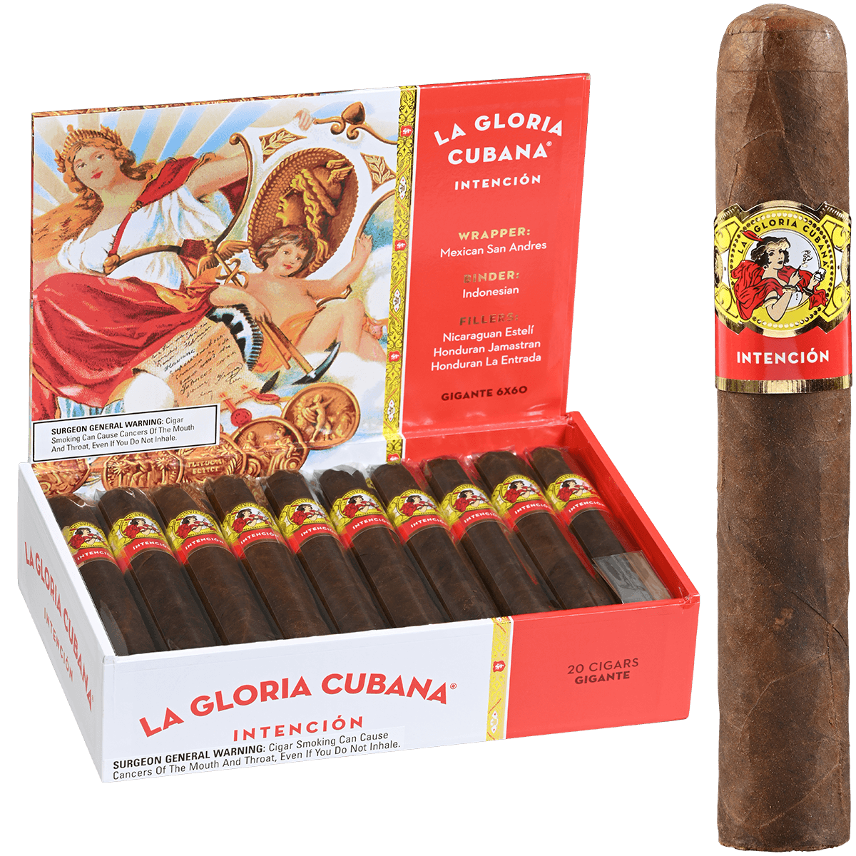 La Gloria Cubana La Intencion Gigante 6X60 20 Ct.