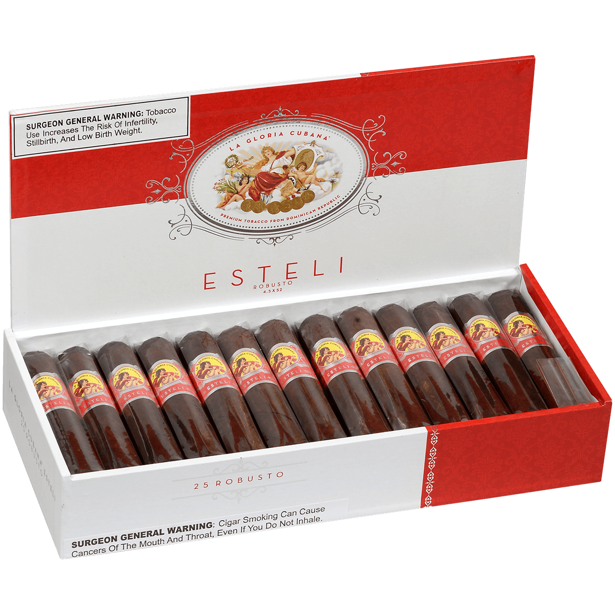 La Gloria Cubana Esteli Robusto 25 Ct. Box 4.50X52