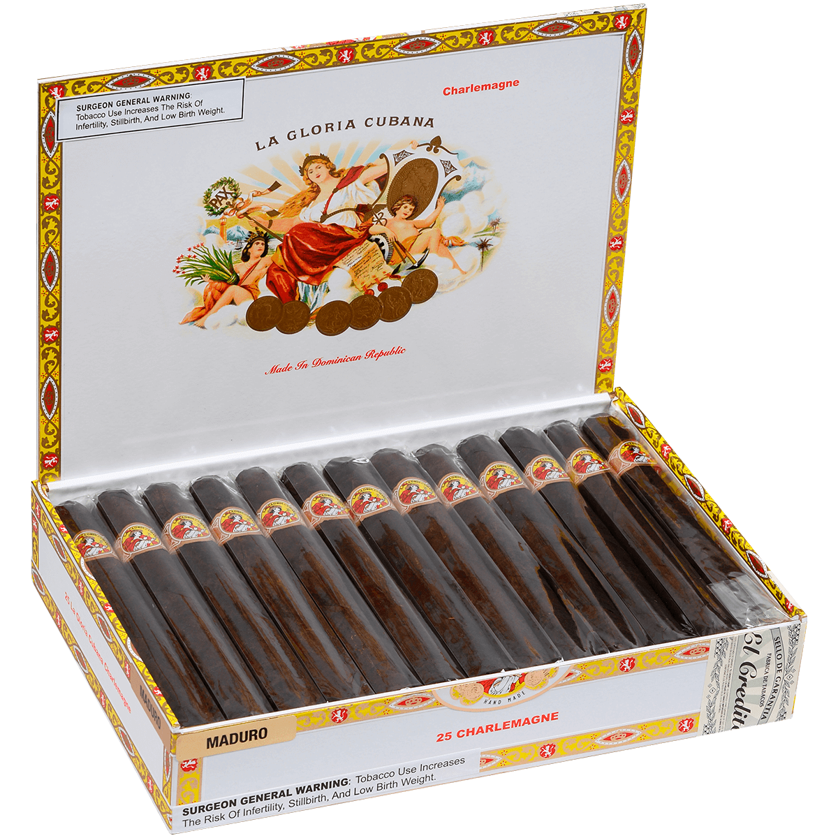 La Gloria Cubana Charlemagne Maduro 25 Ct. Box 7.25X54