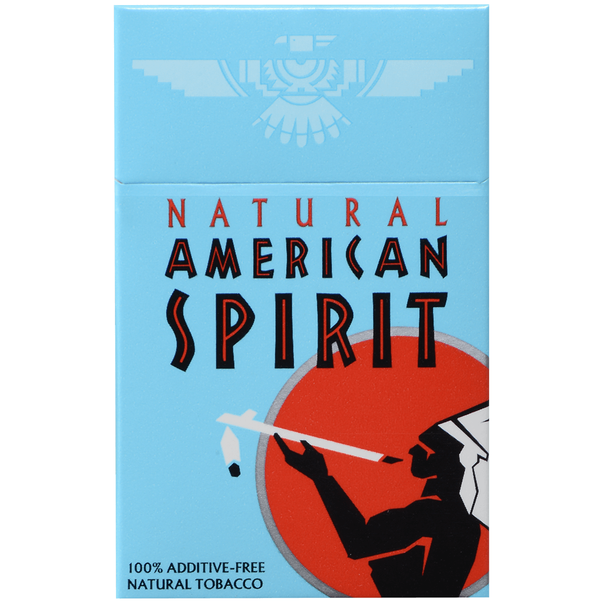 Lip_American Spirit Full-Bodied Taste Blue Hard Pack