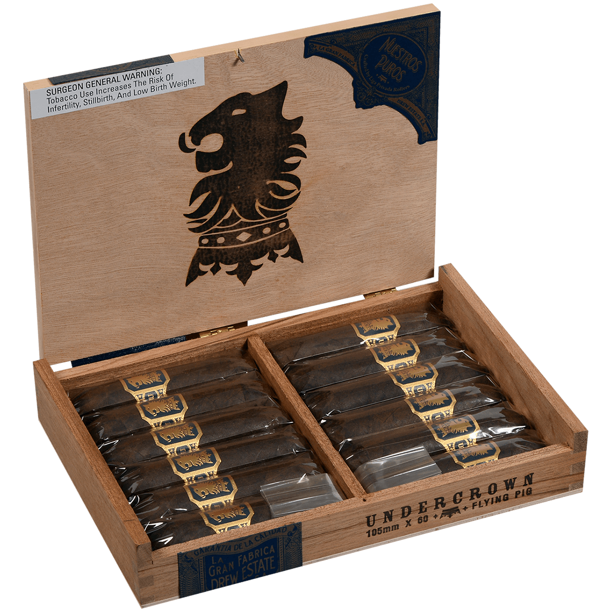 Undercrown Maduro Flying Pig 12 Ct. Box 3.94X60
