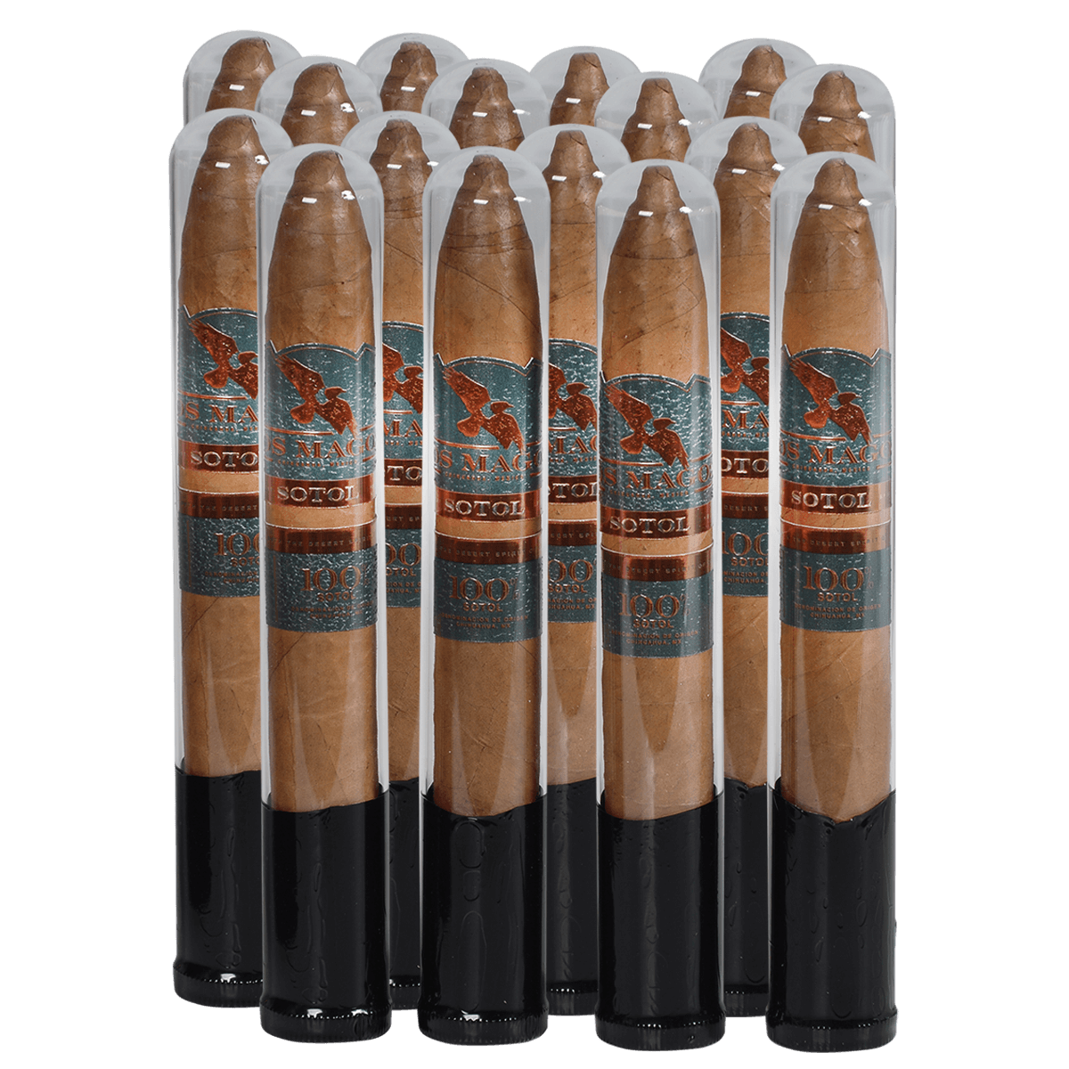 Los Magos Sotol Infused Desert Spirit Torpedo By Payne Mason 16 Ct. Display Kit 6.00X50
