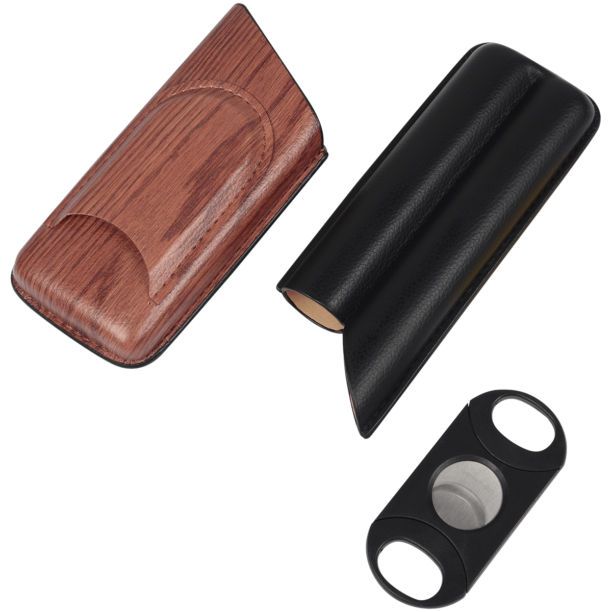 Cigar Case Lotus 62G With 64G Cutter Wood Design Gift Set