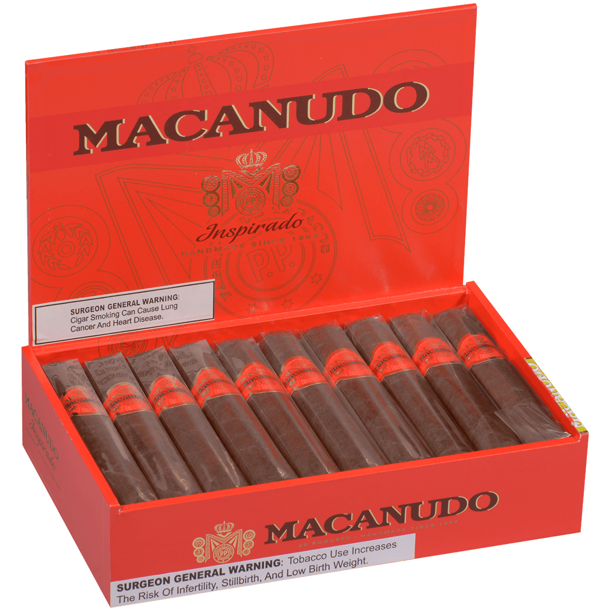 Macanudo Inspirado Orange Robusto 20 Ct. Box 5.00X50