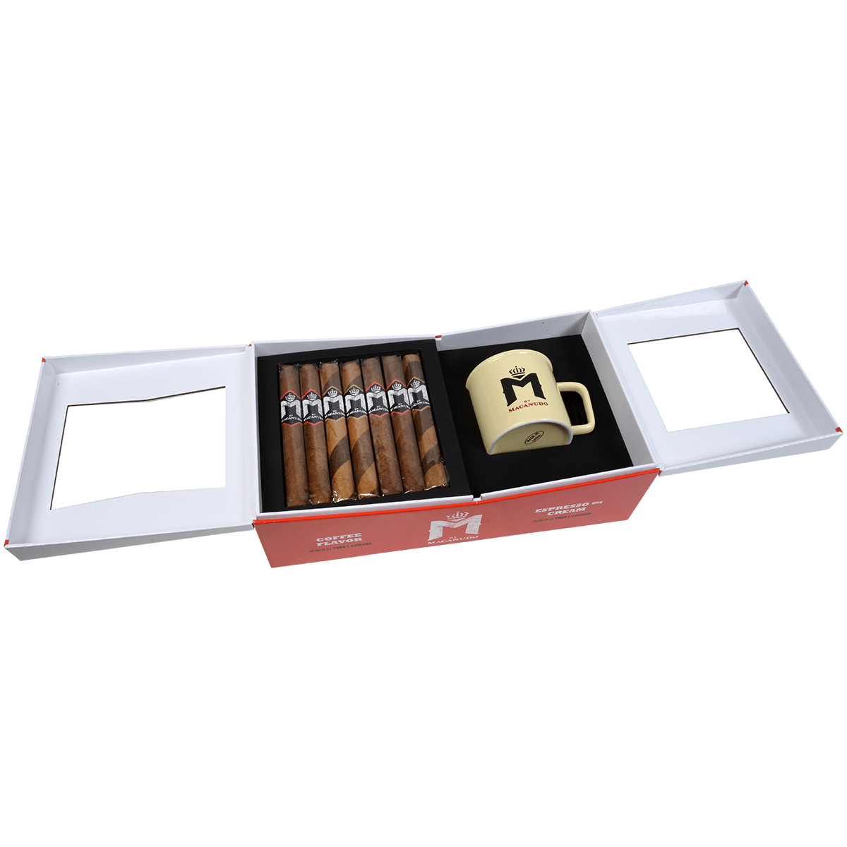 SAMPLER M BY MACANUDO COFFEE AND ESPRESSO TORO 7 CT. WITH GIFT MUG
