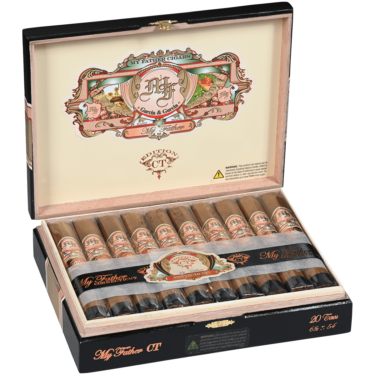 MY FATHER CONNECTICUT TORO 20 CT. BOX 6 1/2 X54
