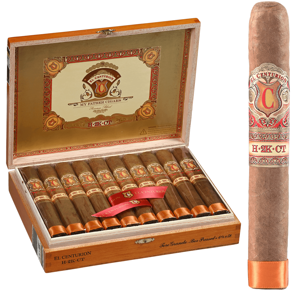 My Father El Centurion H-2K Toro Grande 20Ct. Box 6 1/2X58