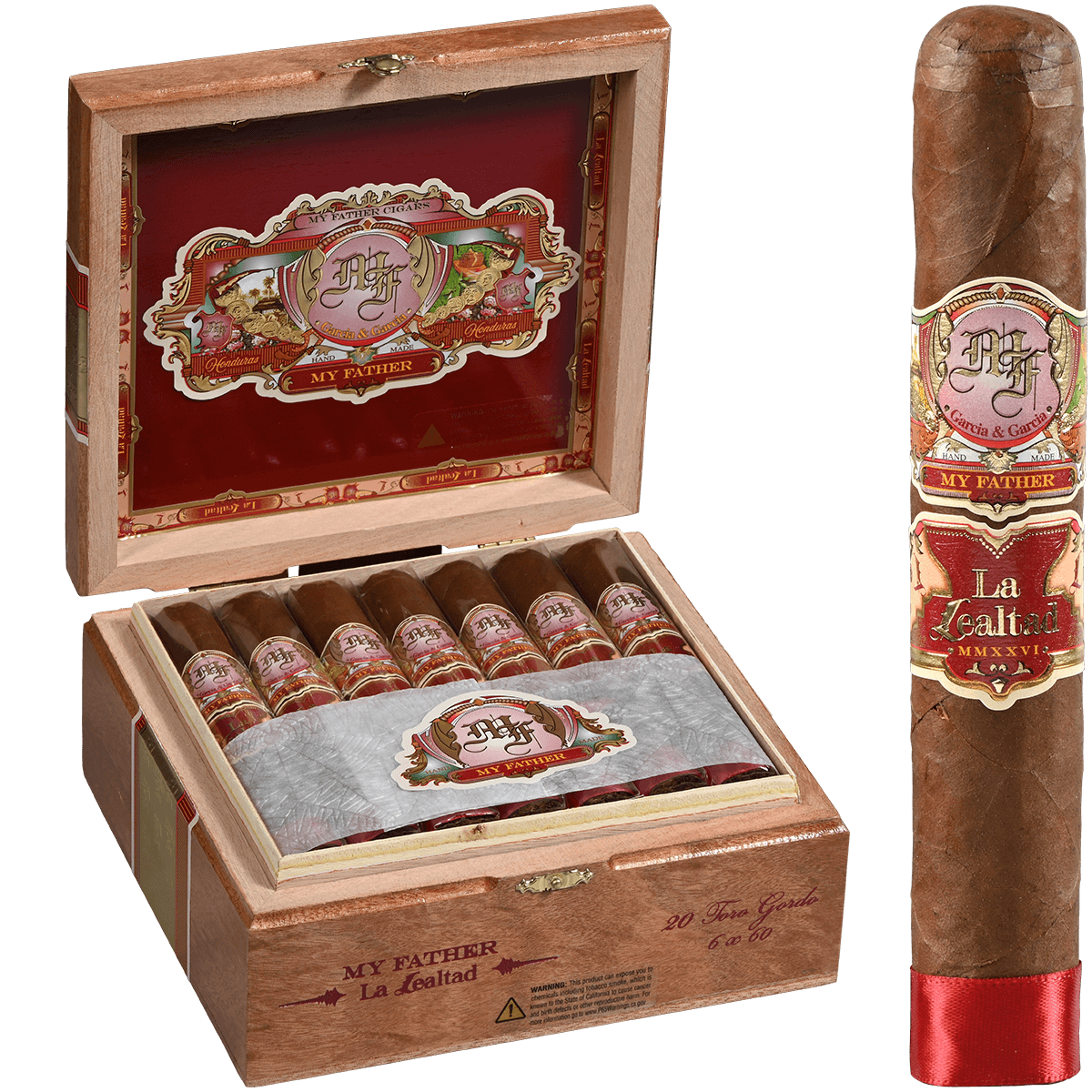 My Father La Lealtad Honduras Toro Gordo 20 Ct. Box 6X60