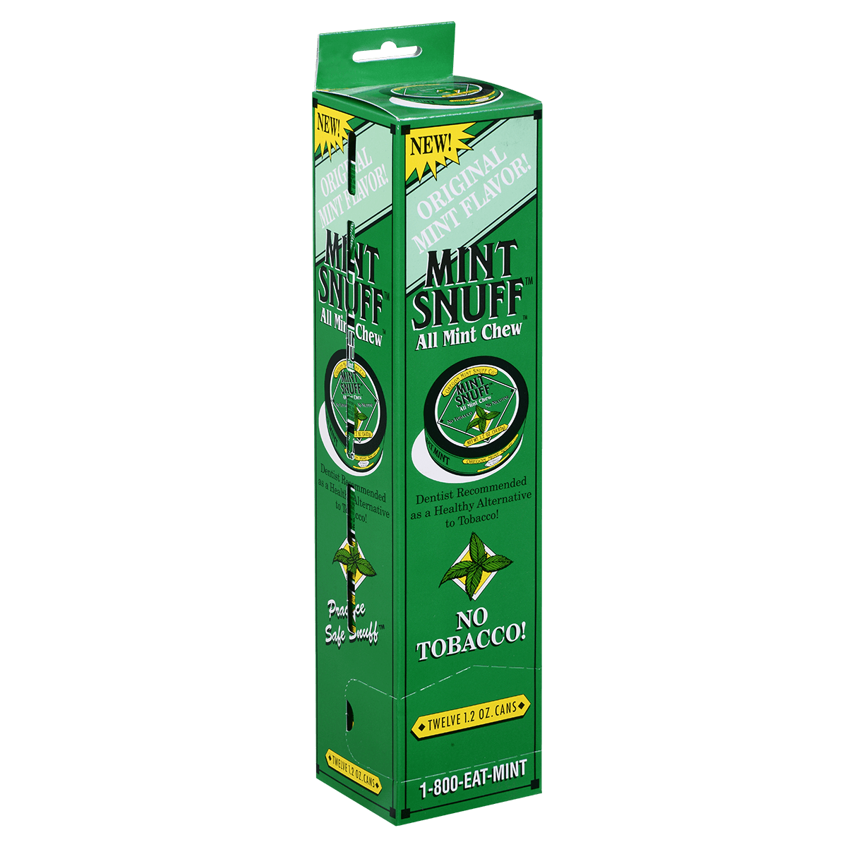 Moist Snuff Non Tobacco Oregon Mint Original Chew 12'S 1.20 Oz