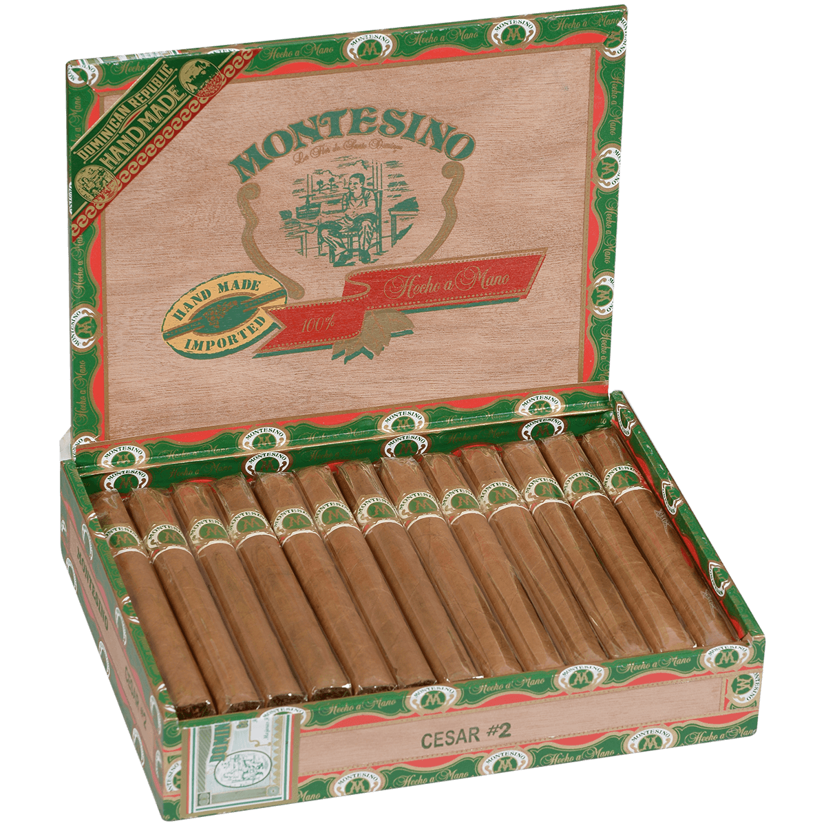 Montesino No. 2 Natural 25 Ct. Box 6.25X44
