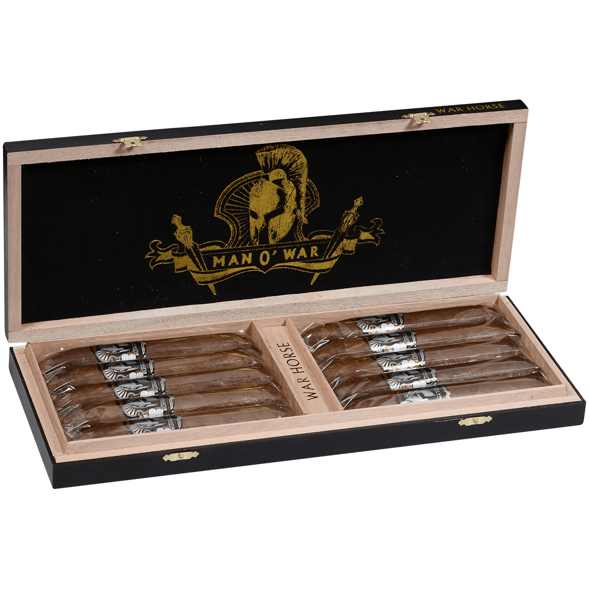 Man O' War Ruination War Horse Perfecto 10 Ct. Box 6.50X64