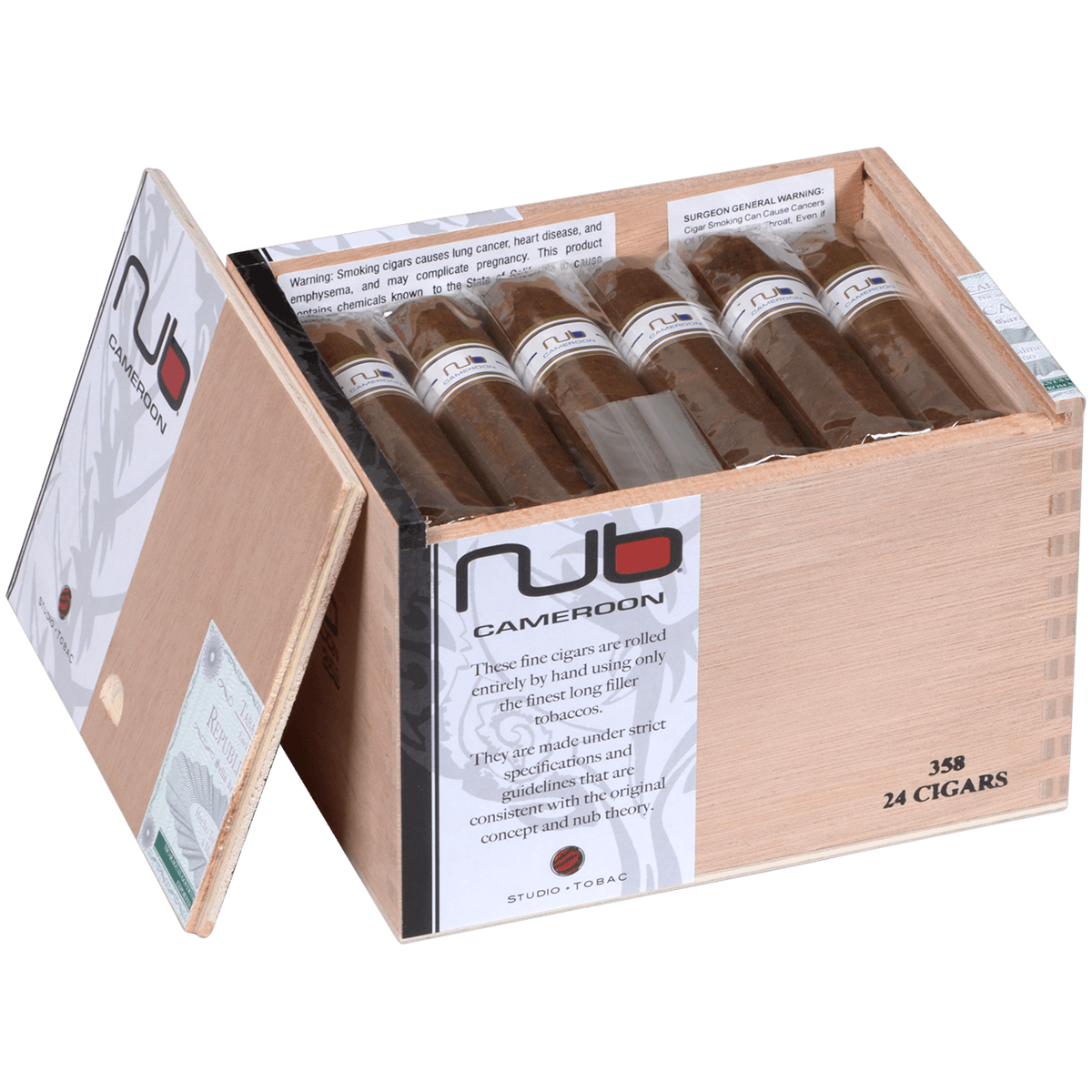 Nub Cameroon 358 24 Ct. Box 3.75X58