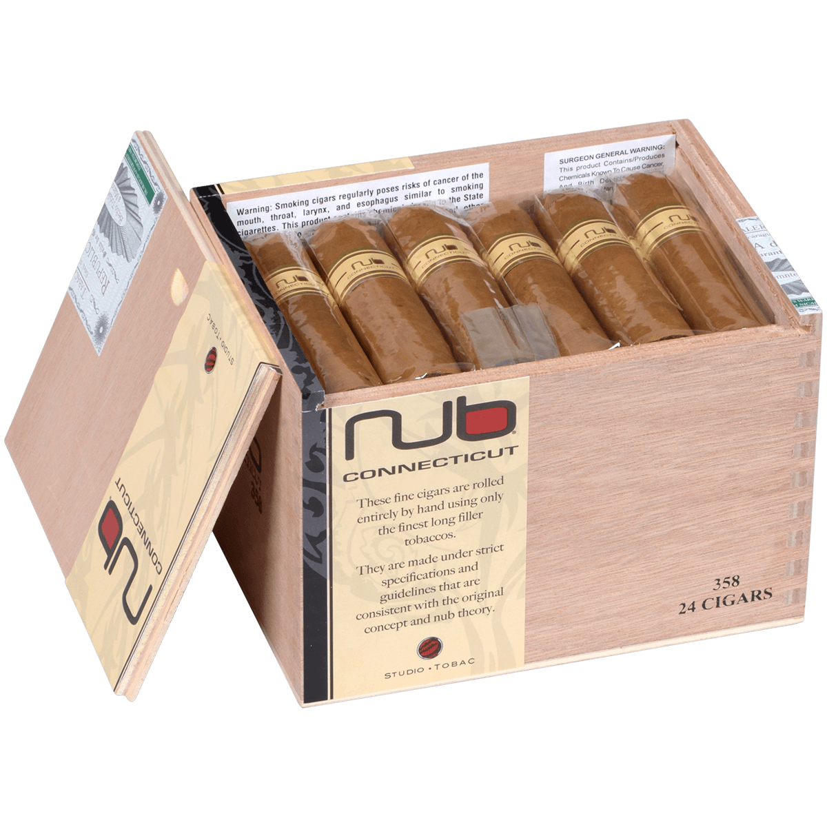 Nub Connecticut 358 24 Ct. Box 3.75X58
