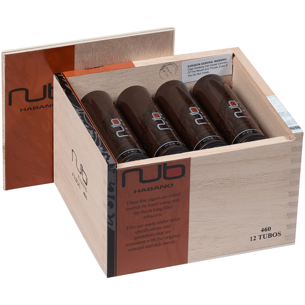 Nub Habano Tubo 12 Ct. Box 4.00X60