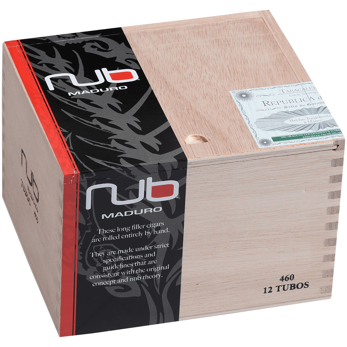 Nub Maduro Tubo 12 Ct. Box 4.00X60