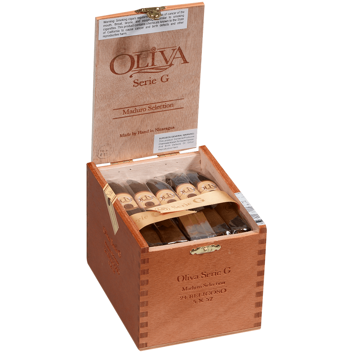 Oliva Serie G Maduro Belicoso 24 Ct. Box 5.00X52