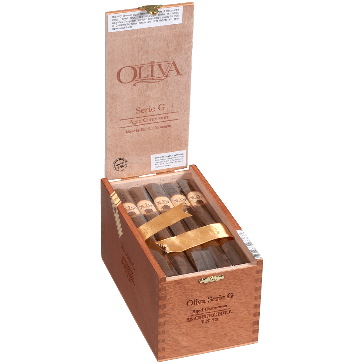 Oliva Serie G Cameroon Churchill 25 Ct. Box 7.00X50
