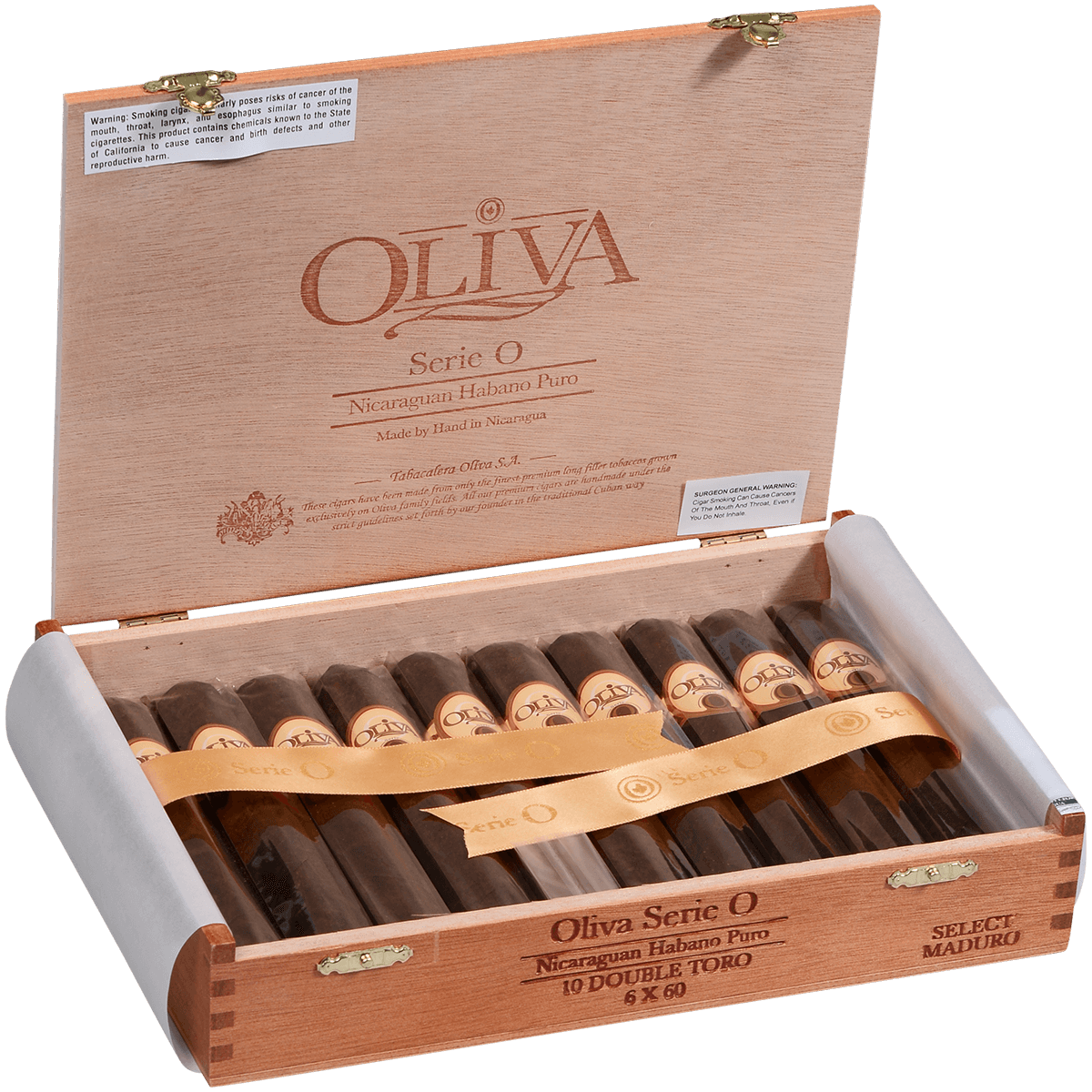 Oliva Serie O Maduro Double Toro 10 Ct. Box 6.00X60