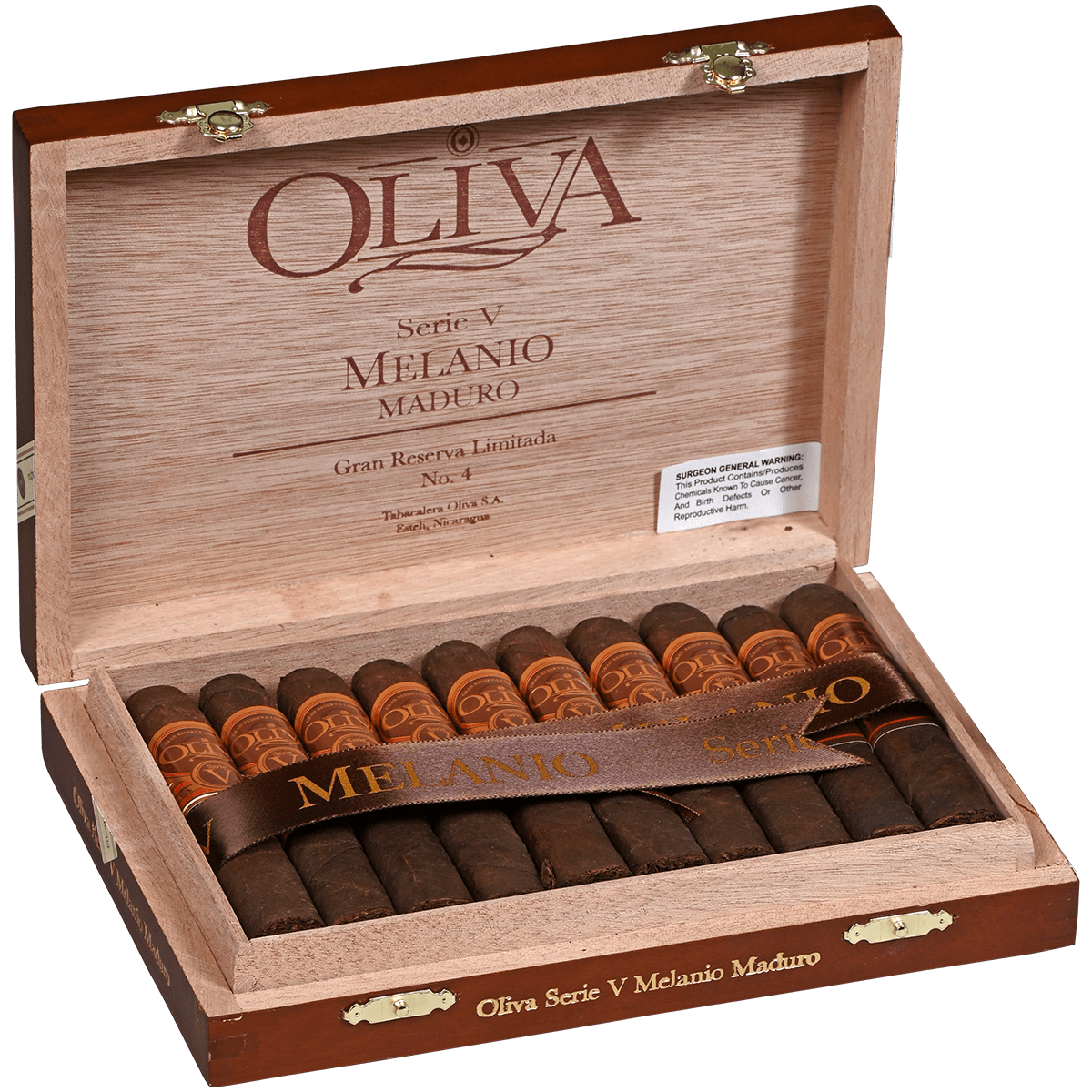 Oliva Serie V Melanio Maduro No. 4 Corona 10 Ct. Box 4 1/2X46
