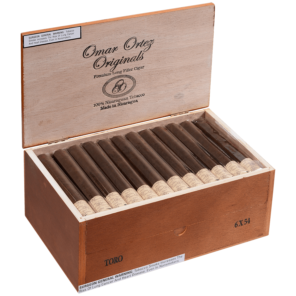 Omar Ortez Originals Toro 60 Ct. Box 6.00X54