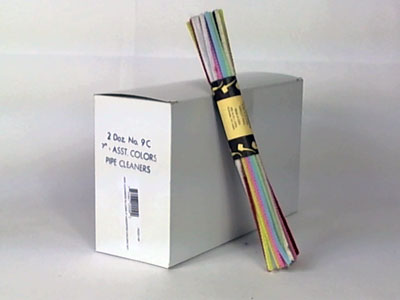 Pipe Cleaners Bj Long 9" Assorted Colors 24 32