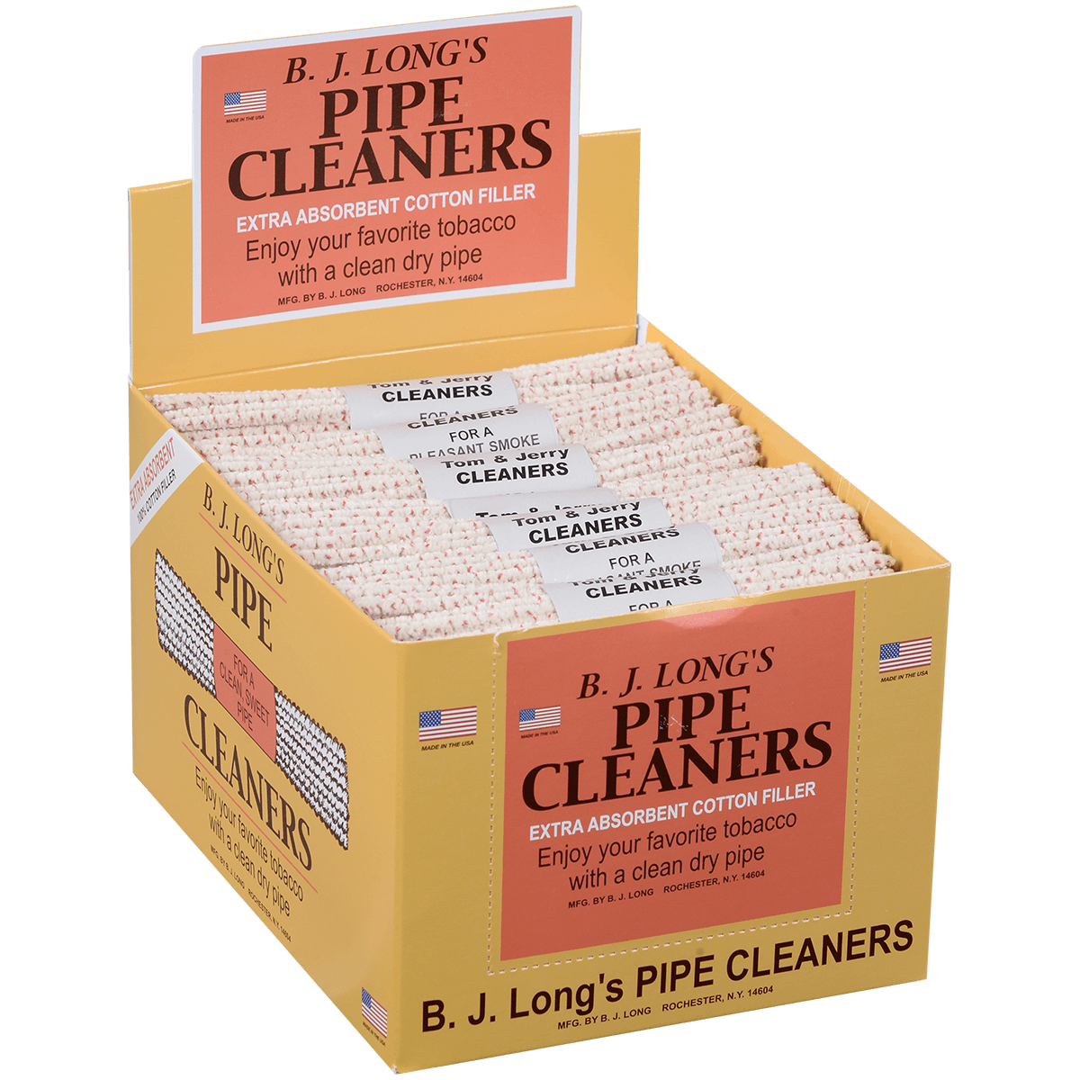 Pipe Cleaners Bj Long Tom & Jerry Brush 48 Bundles 40Ct