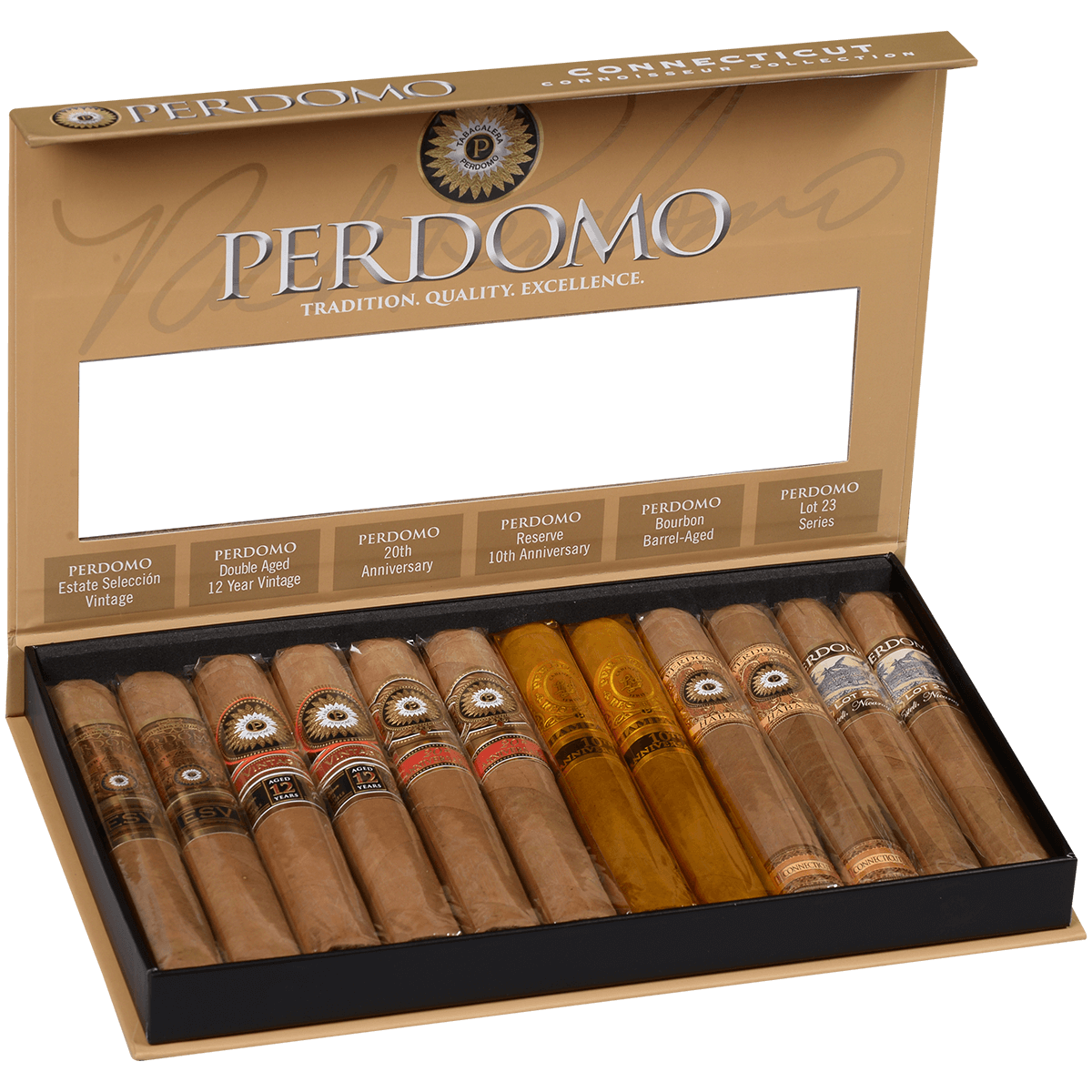 Perdomo Connoisseur Collection Connecticut 12Ct Box