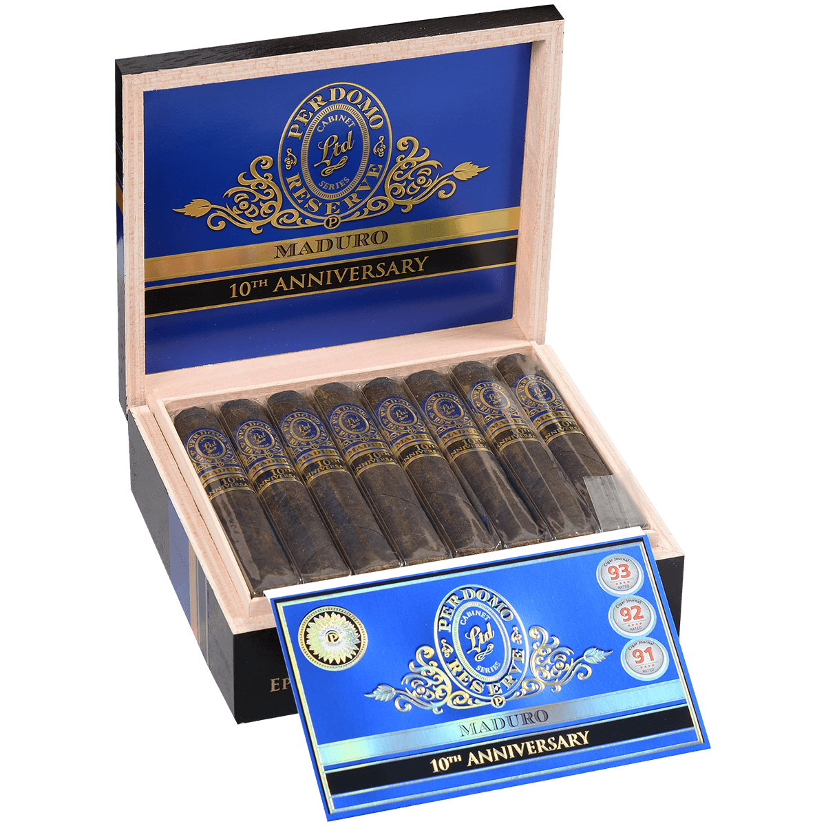 Perdomo Reserve 10Th Anniversary Maduro Bxp Epicure 6.00X54 25 Ct. Box