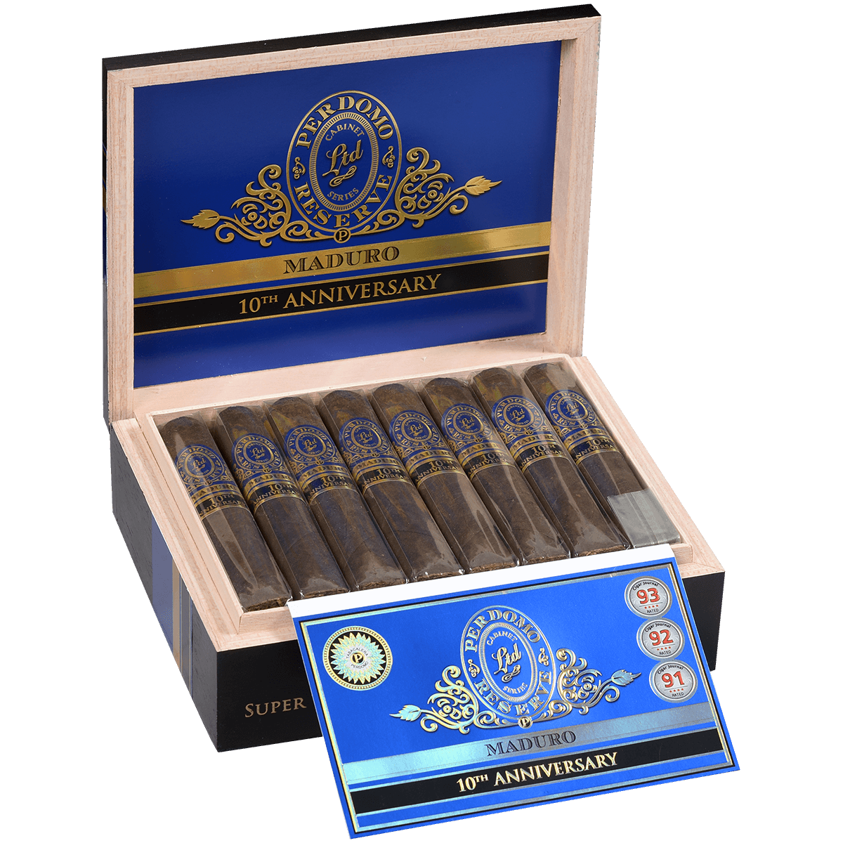 Perdomo Reserve 10Th Anniversary Maduro Bxp Super Toro 6.00X60 25 Ct. Box
