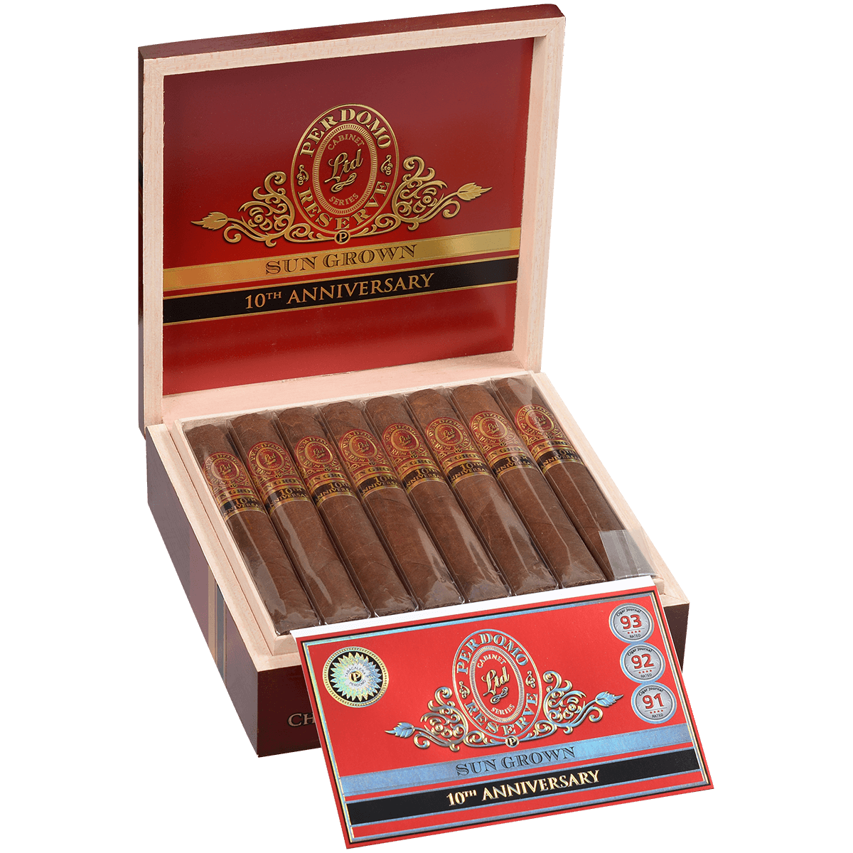 Perdomo Reserve 10Th Anniversary Sungrown Bxp Churchill 7.00X54 25Ct. Box
