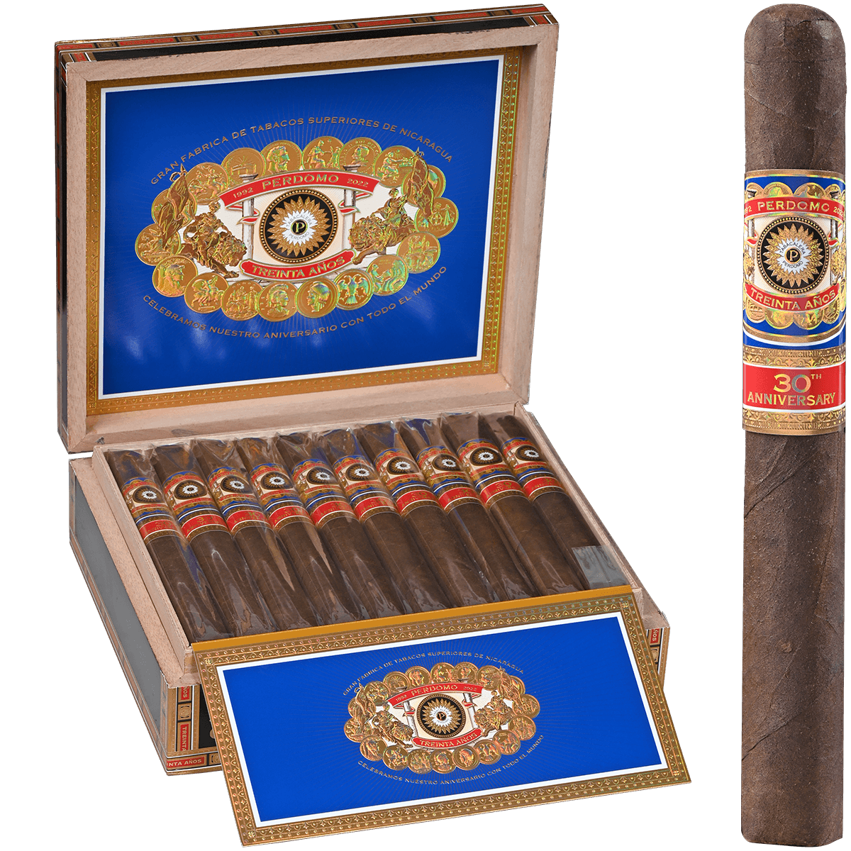Perdomo 30Th Anniversary Maduro Churchill 30 Ct. Box 7.00X54