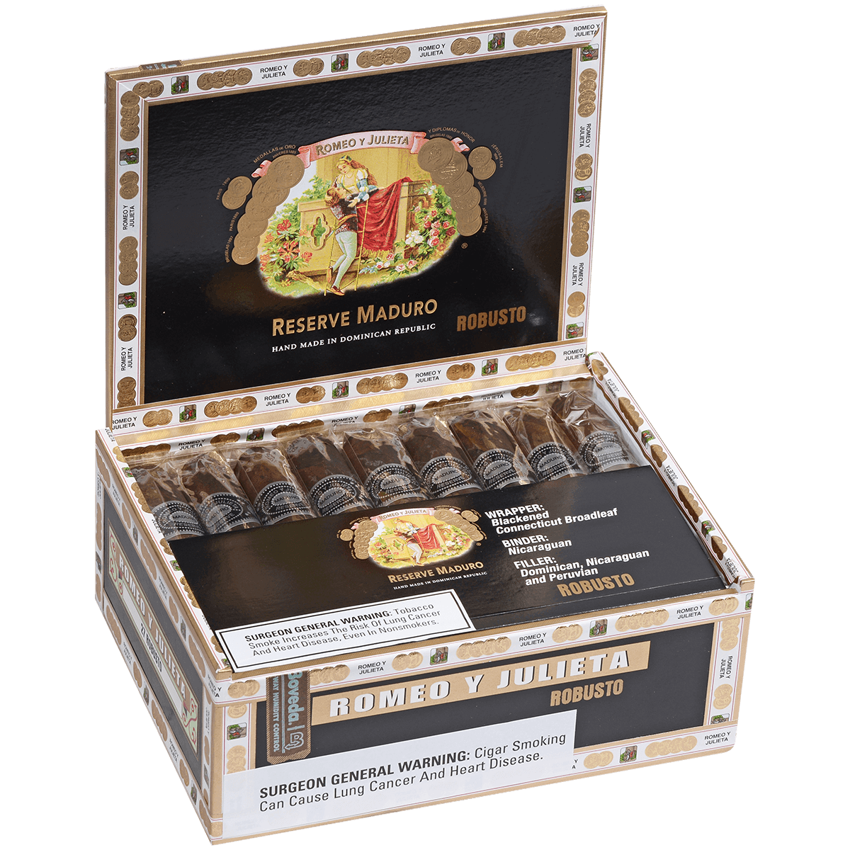 Romeo Y Julieta 1875 Reserve Maduro Robusto 27 Ct. Box 5.00X50