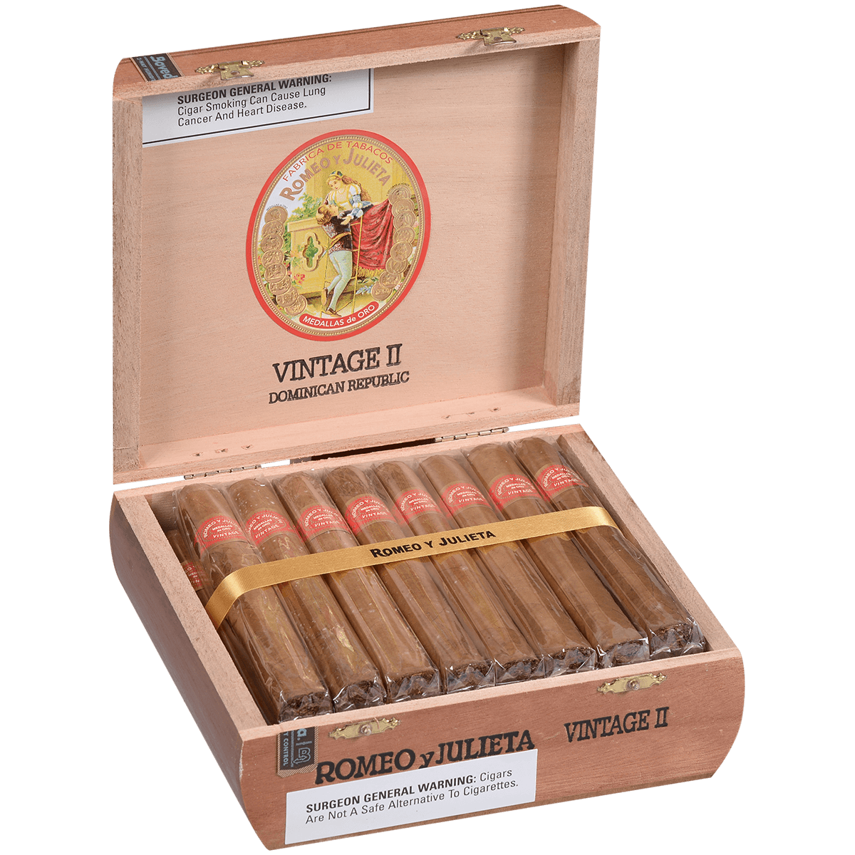 Romeo Y Julieta Vintage #2 Natural 25 Ct. Box 6.00X46