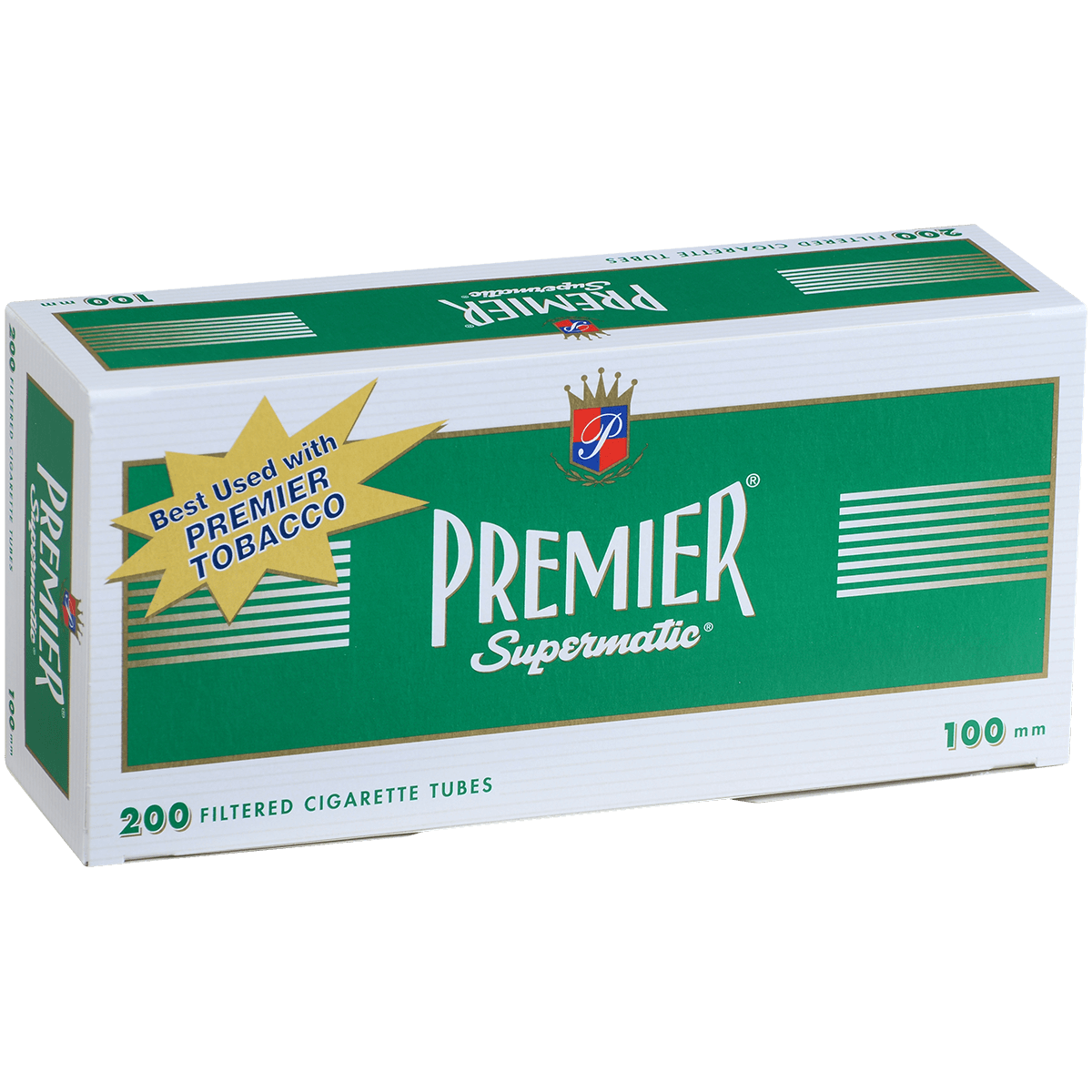 Cigarette Tubes Premier 100Mm Menthol 200 Ct. Box