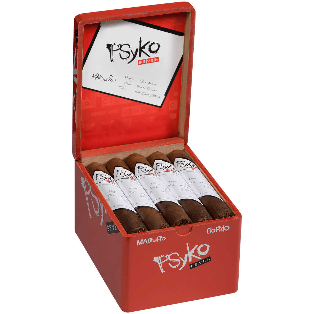 Psyko 7 Maduro Gordo 20 Ct. Box 6.00X60