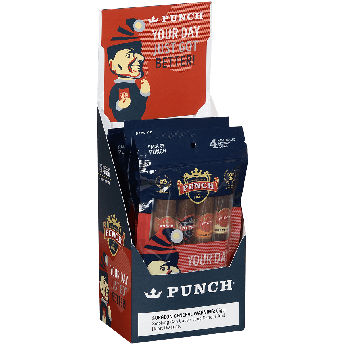 Punch 93 Rated Toro Sampler 5/4 Ct. Fresh Pack