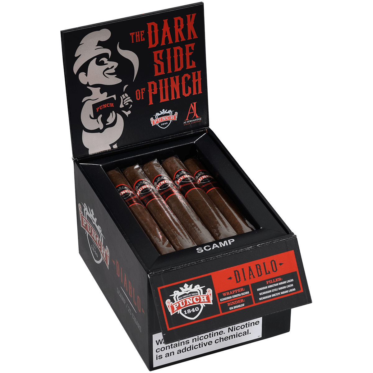 Punch Diablo Scamp 25 Ct. Box 6.12X50